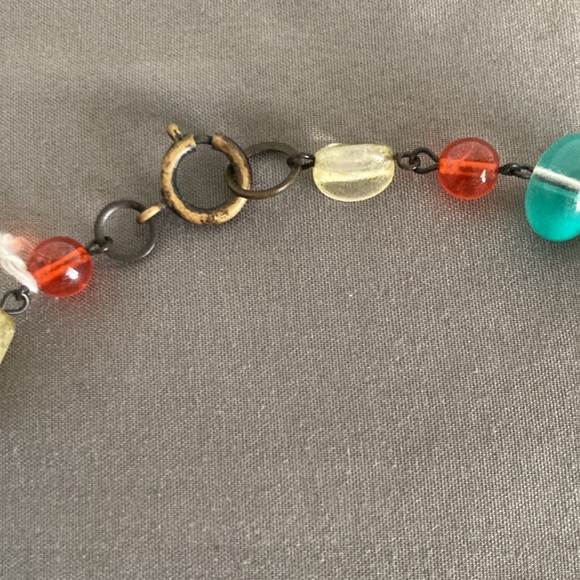 Boutique Mixed Media Necklace Beads Stones - Picture 2 of 7